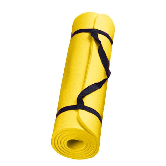183cm 10 mm thickness Extended Version Fitness Yoga Mat, in a assortment of colors.
