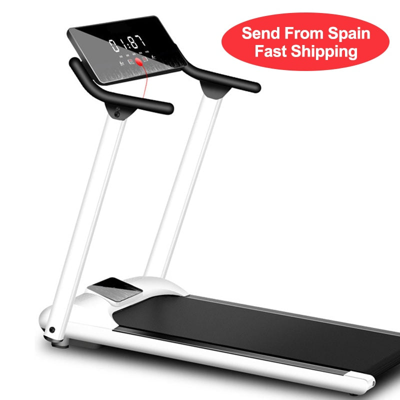 IONFITNESS Multifunctional Foldable Mini Treadmill,  Sports A .075HP Motor supports Up TO 287 IBS & Digital Display  Measures Time Speed Calories Burned in Distant Traveled